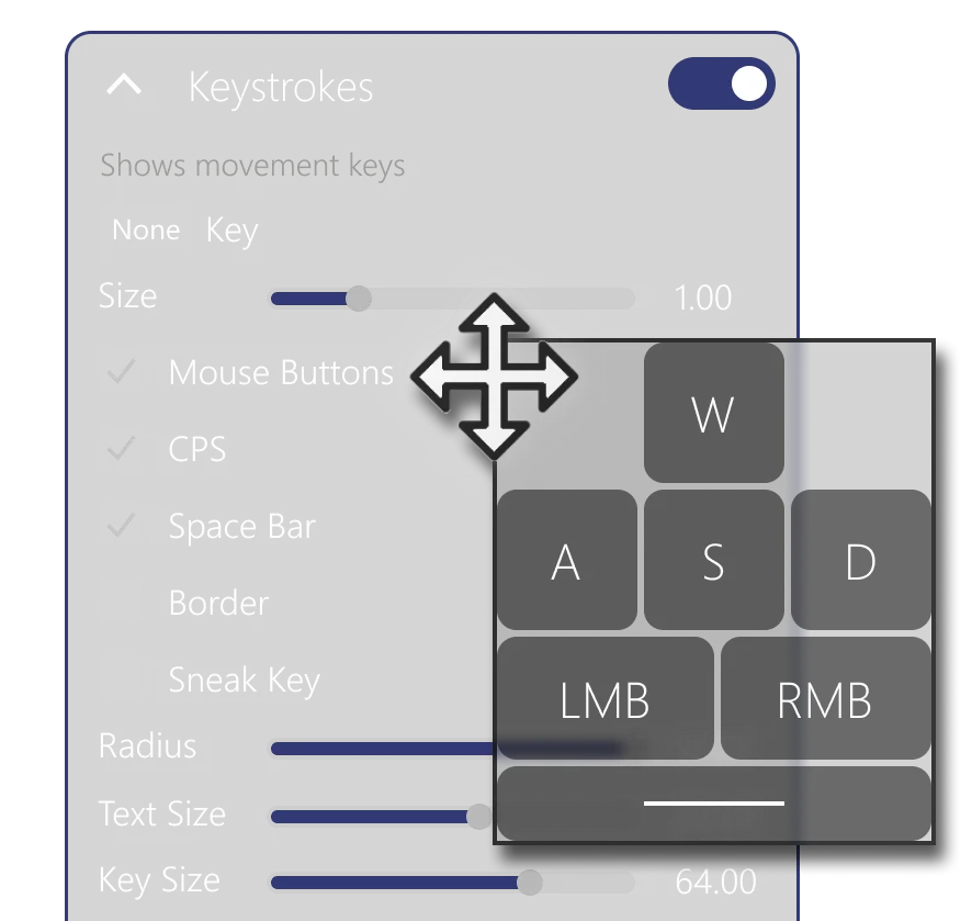 Many modifiers to cuztomize the mods